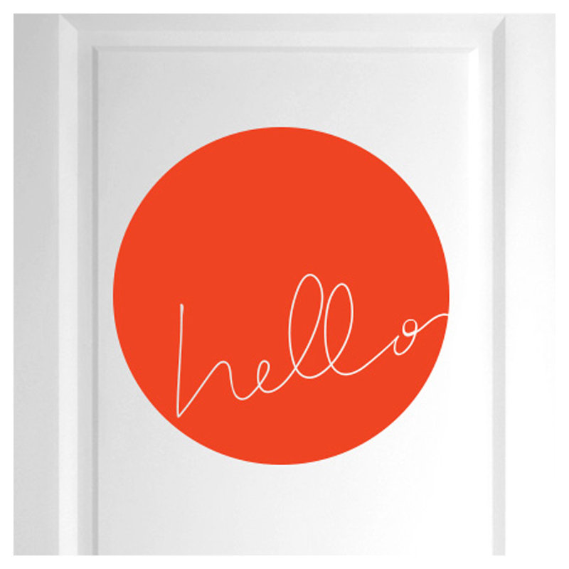 Wall Decal, Orange