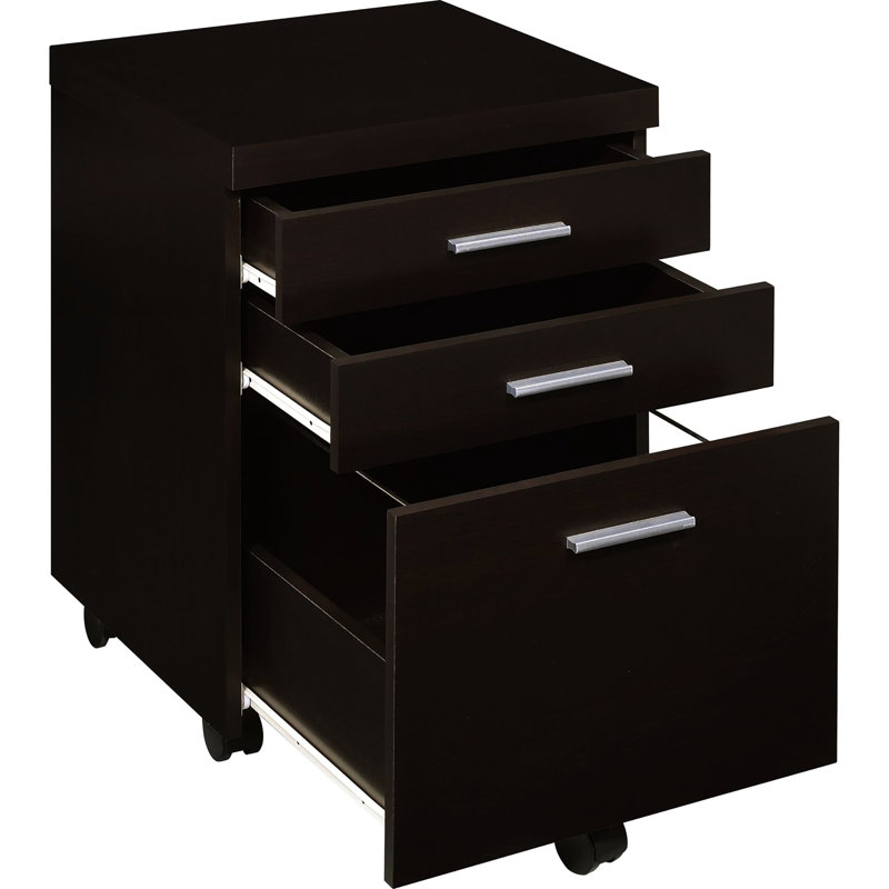 Classeur de bureau 3 tiroirs Cappuccino