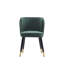 Chaise de salle à manger en vert