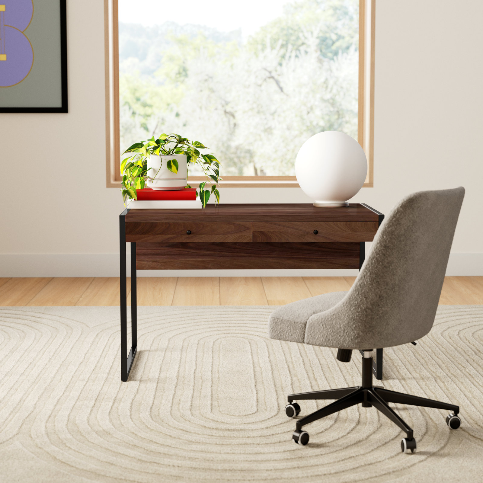Redford Solid Wood Desk