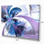 «Symmetric Fractal Flower in Blue», reproduction d'impression sur toile tendue-64005284-64005286