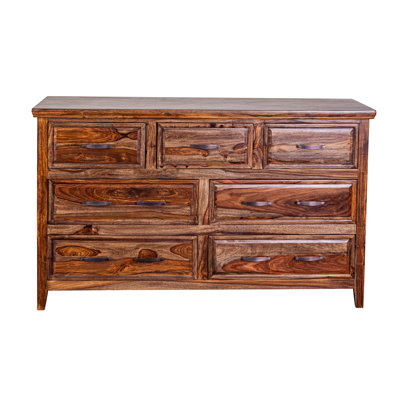 Clermont Solid Wood 65'' W 7 - Drawer Dresser