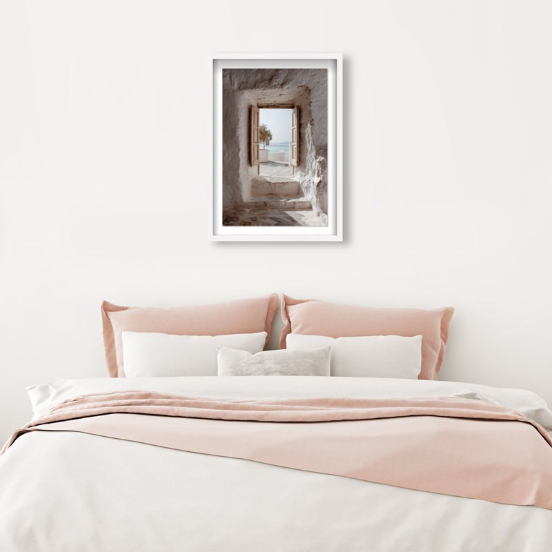 Mortar Meditation Print by Oliver Gal, 46.5"H x 31.5"W, White Shadowbox