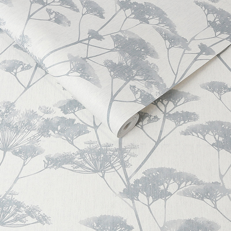 Superfresco Easy Meadow Silhouette Blue Grey Wallpaper