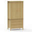 Rover 2 Door & 3 Drawer Wardrobe, Oak-Effect Finish, Metal Runners