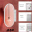 Armoire à miroir encastrée ovale 20,05 po x 34 po avec cadre en métal avec tablettes réglables, étagère de rangement de salle de bain blanche 20 po x 34 po-1261939682