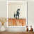 White Picture Framed