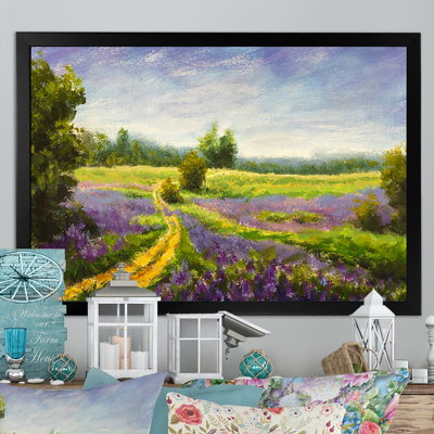 " Lavender Path In Italy "