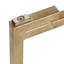 Table de bout élégante en métal argenté et blanc - Accent parfait pour les espaces de vie contemporains-97840252-97840263