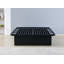 Structure de lit plateforme en métal lourd 16 po de qualité supérieure avec supports en métal pour une durabilité maximale en noir-539770642