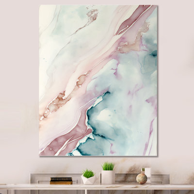 «Sudden Solitude In Elevated Blush V», reproduction sur toile