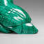 Genuine Polished Malachite Owl Carving (298 Grams)