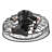 Cashten 18" Caged Ceiling Fan with Remote Control