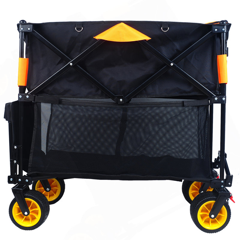Chariot pliant de grande capacité avec chariot extensible