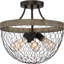 Plafonnier semi-encastré 3 lumières 15 po Hemsworth