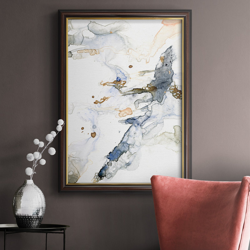 Organique entrelacé I, toile de qualité supérieure, prête à être accrochée, L 16 po x H 20 po x P 2,5 po