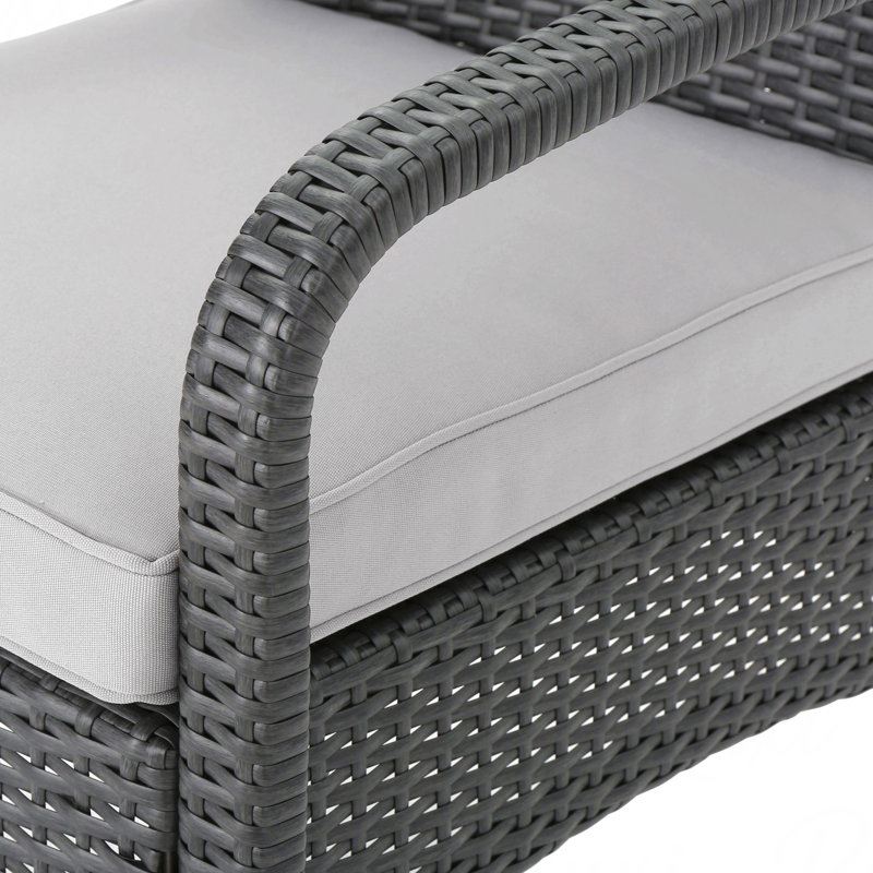 Wicker Cordoba Kd 4 Pc Chat Set Outdoor Patio Furniture
