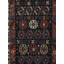 Tapis de couloir unique rouge, bleu marine et noir 2 pi 9 po x 12 pi 11 po One-of-a-Kind