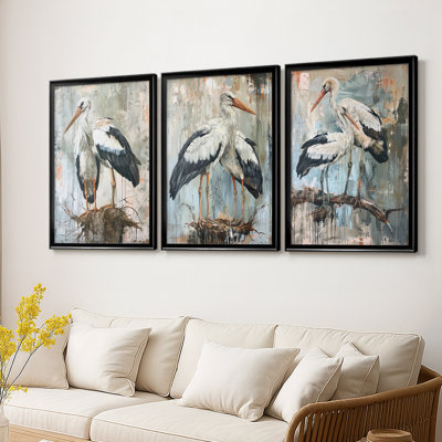 NAUTICAL Series CCXXVIII  -Custom Framed  Wrapped Gallery Canvas - 3 Pieces