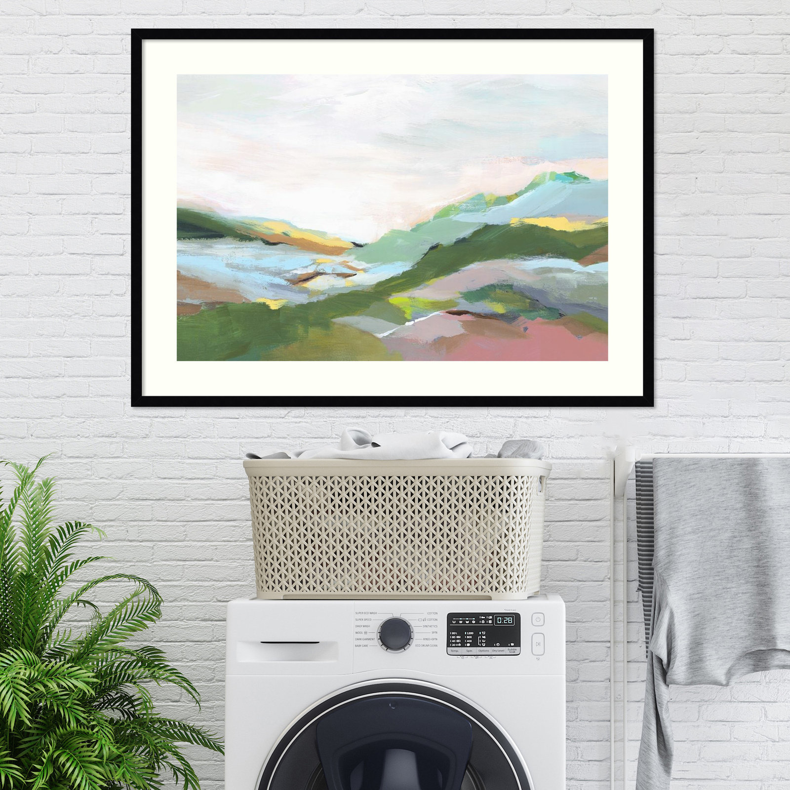 Highland I by Isabelle Z, 27" H x 37" W, Black Framed Paper