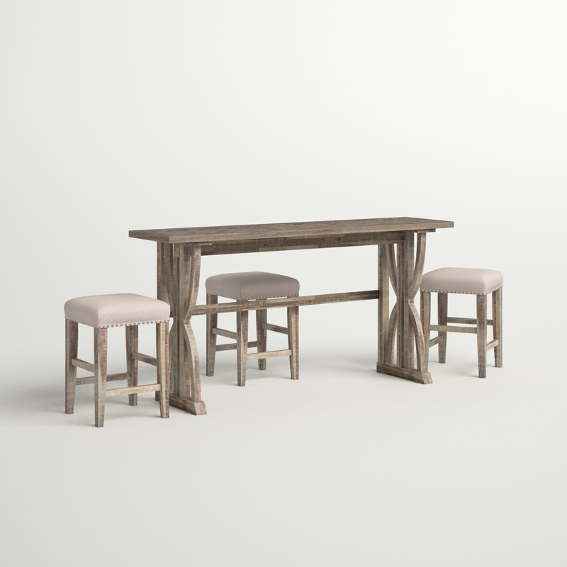 Avalynn 3 - Person Trestle Dining Set, Ash