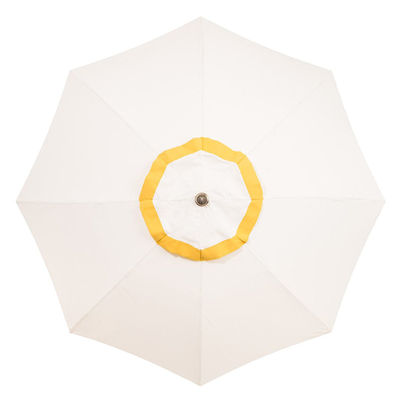 Club 79'' W Umbrella, Yellow/White