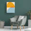 Mid Century Pastel 18 - Impression sur toile tendue-95426948