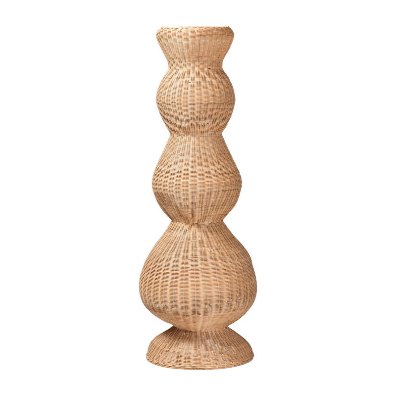 Blanche Natural Rattan Floor Lamp
