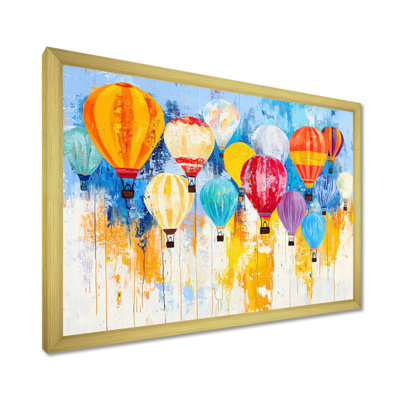 Impression sur toile «Hot Air Balloon Festival In Summer I»