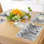 Ensemble de 4 napperons gris Ambesonne
