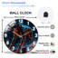 Horloge murale futuriste avec horloge murale 12 po