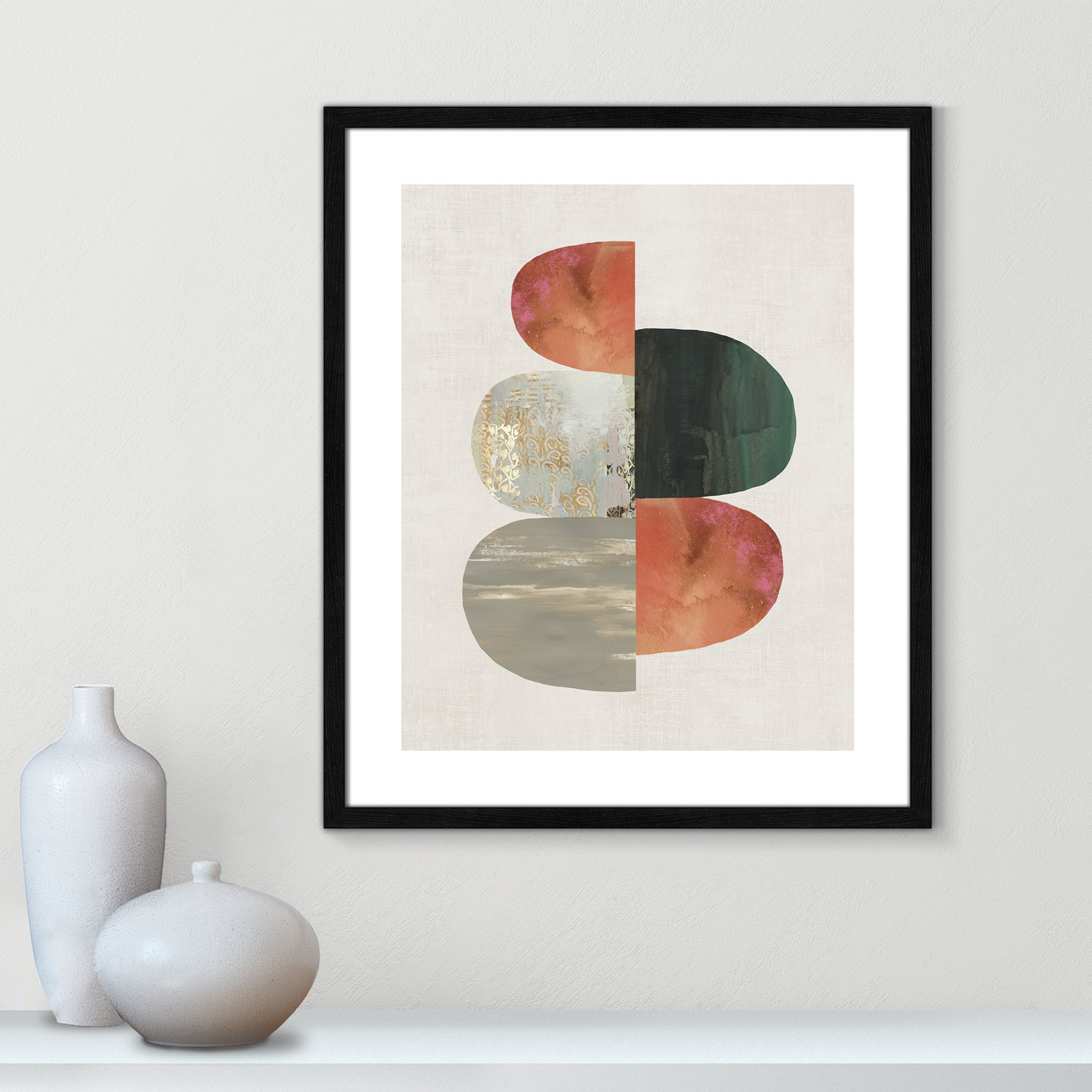 Evolving Energy II by Tom Reeves - Print, Framed Print, 25.5" H x 21.5" W, Black
