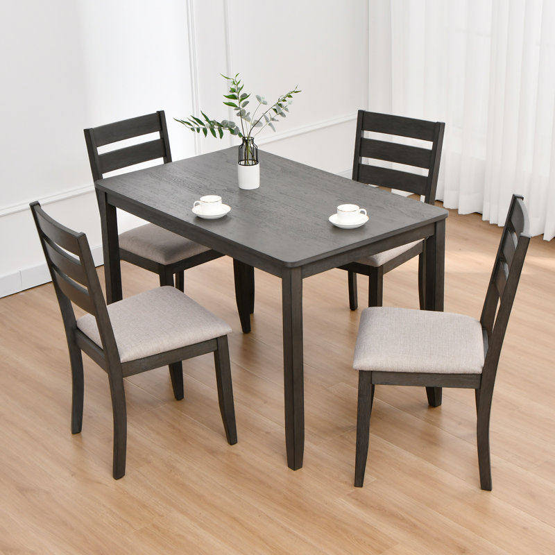 Armele 4-Person Four Leg Dining Set | Stylish & Classic