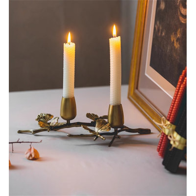3.74'' H Metal Tabletop Candlestick