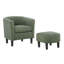 Chaise rembourrée avec repose-pieds-1783890150