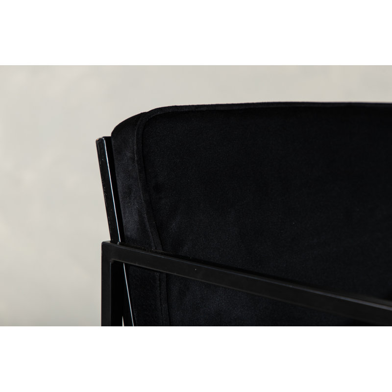 Jayden-Mark 47cm H Upholstered Cantilever Chair