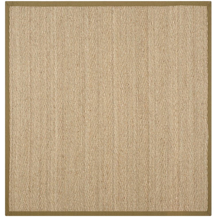 Auckland Bamboo Slat/Seagrass Natural/Olive Area Rug
