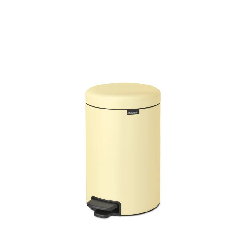 Brabantia Newicon 5.3gal Step-On Can, Mellow Yellow