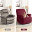 Housse pour fauteuil inclinable à coussins carrés/rectangulaires-189624717