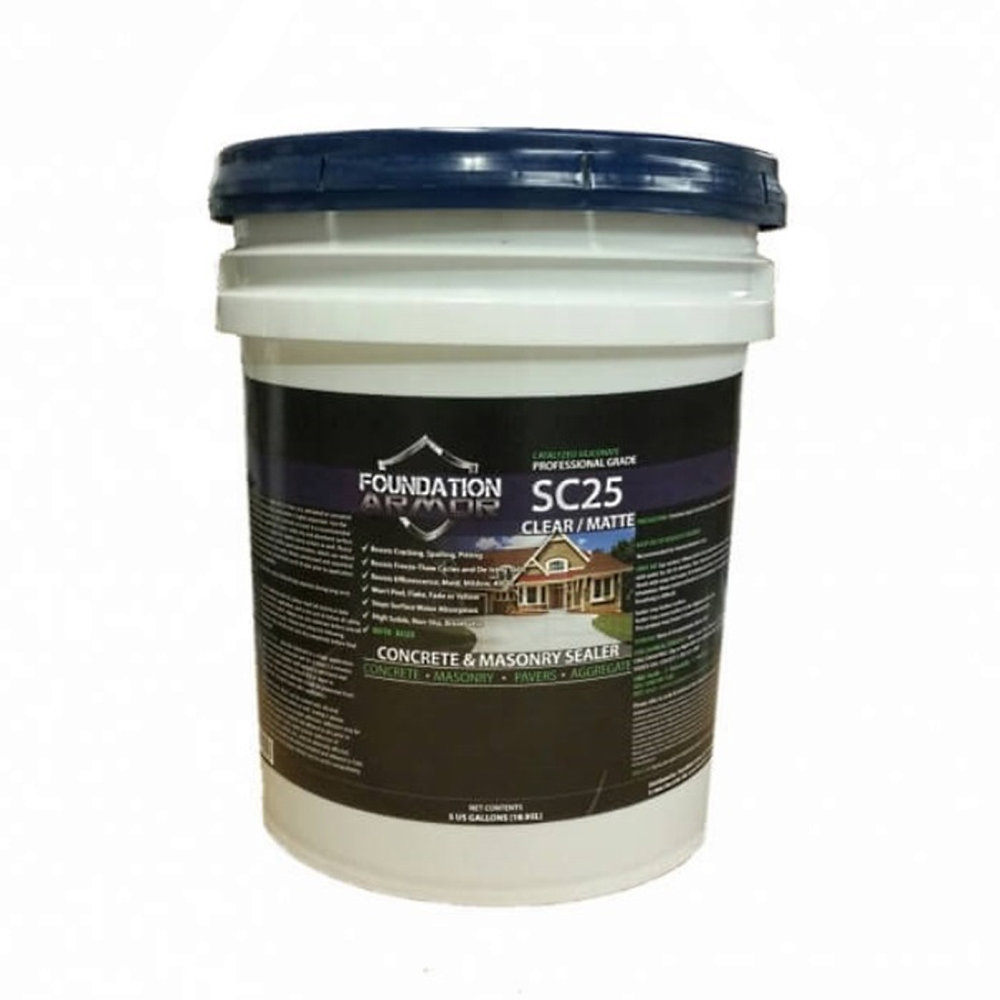 5 GAL Armor SC25 Penetrating Siliconate Water Repellent Concrete Sealer Foundation Armor