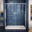 Infinity-Z 60" W x 74.75" H Framed Sliding Shower Kit-1781208394-1635682822-1635681750