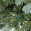 Couronne de Noël épinette artificielle bleue pré-éclairée-112569366
