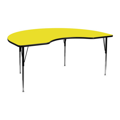 Goddard Commercial Adjustable Height Kidney Activity Table