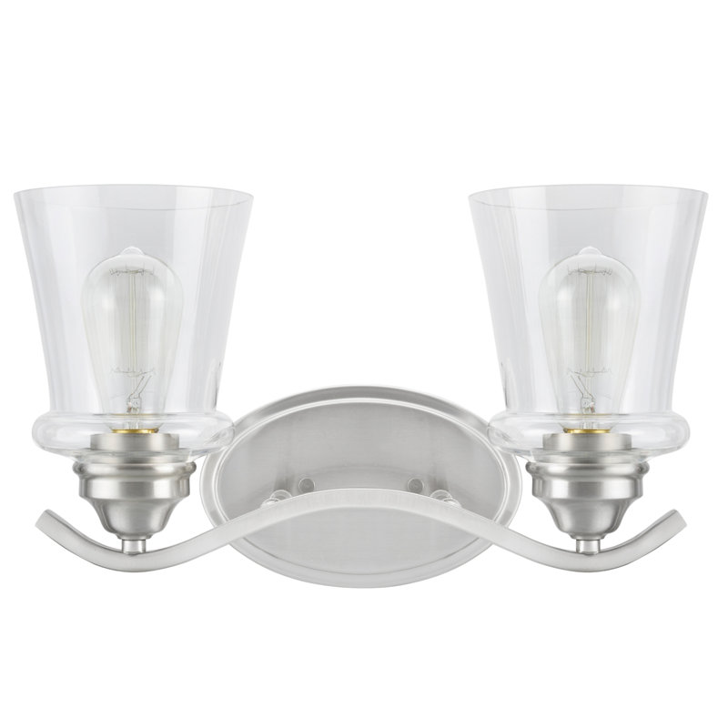 Shumpert 2 - Light Dimmable Vanity Light, Satin Nickel