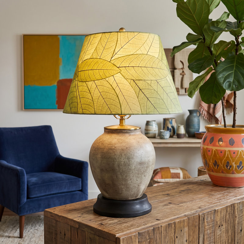 12'' H Paper Drum Lamp Shade