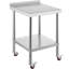 Table de préparation en acier inoxydable, 24 x 24 x 35 pouces