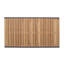 LifestyleGarden Upolu Aluminum and FSC Teak Outdoor Patio Rectangular Coffee Table