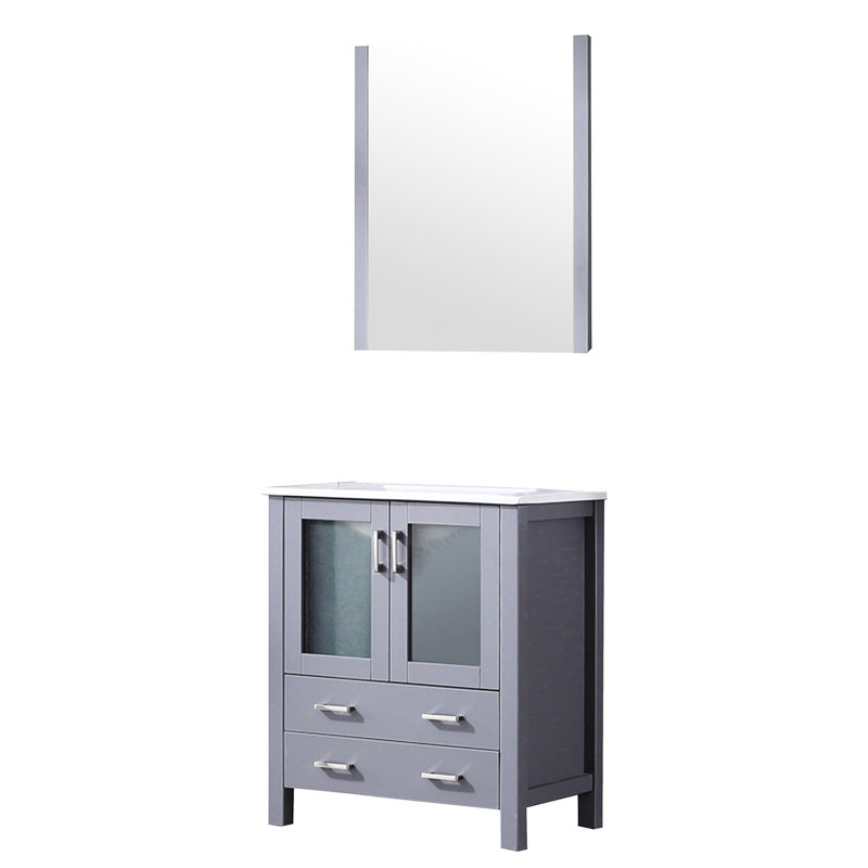 Single Bathroom Vanity with Ceramic Top