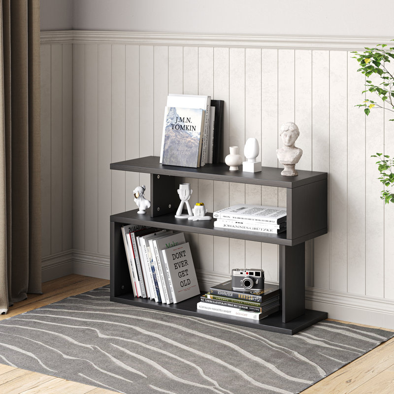 Lubbi 35.4'' TV & Sofa Console Table, Black