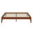 Solid Dry Bamboo Wood Platform Bed Frame-55753105